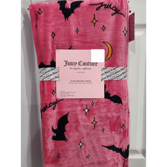 Juicy Couture Other - Rare VHTF Juicy Couture Home Y2K Halloween Soft Plush Throw Blanket NWT